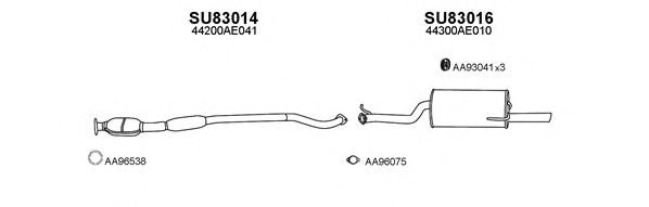 VENEPORTE 830008 Exhaust System